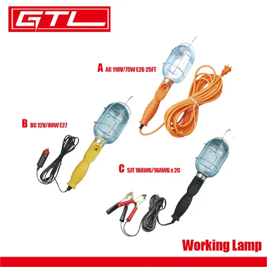 Work Light Car Garage Mechanic Working Lamp with Hanging Hook (65290007)