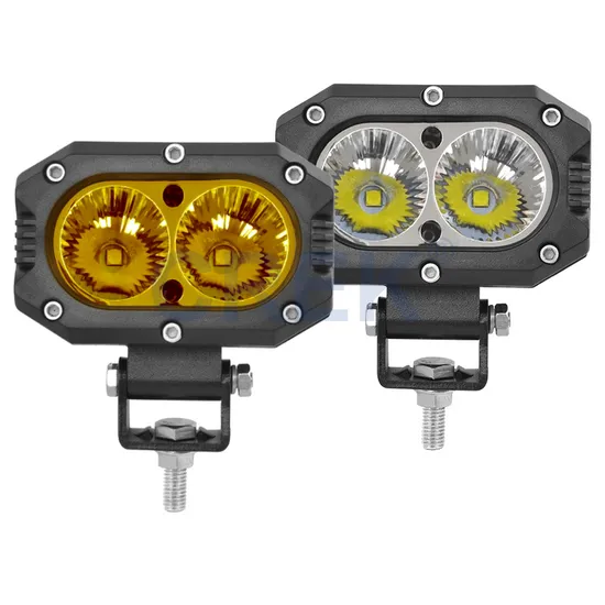 White Amber Lighting LED Work Lamp Warning Light for Truck ATV UTV Jeep off